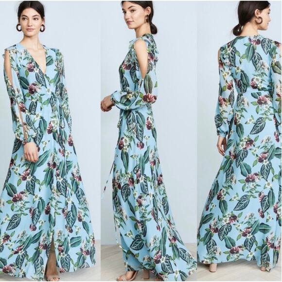 Nicholas -‎ Mayflower Wrap Maxi Dress Size 18